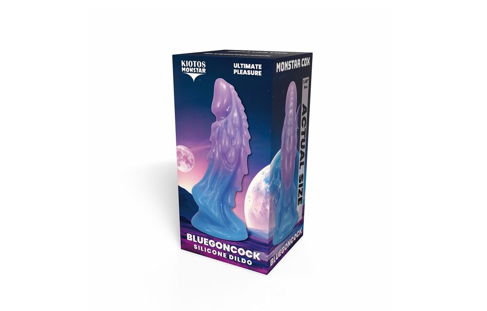 Monstar Cox BluegonCock Dildo 19 cm – Luxe Blauw-Paars