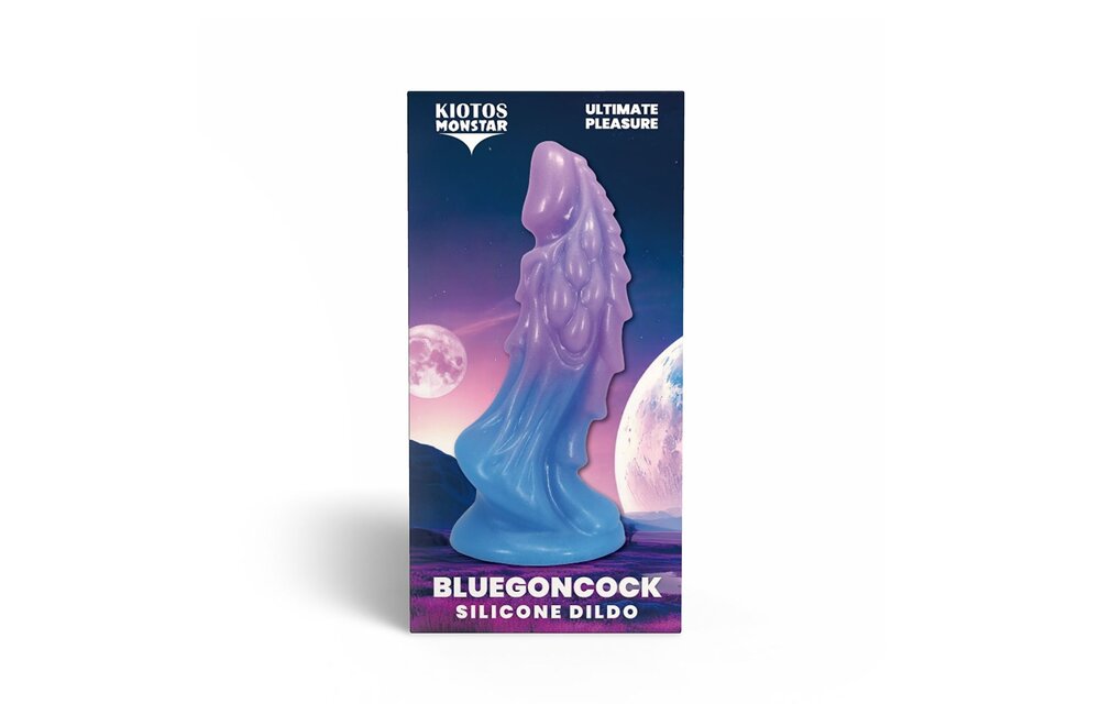 Monstar Cox BluegonCock Dildo 19 cm – Luxe Blauw-Paars