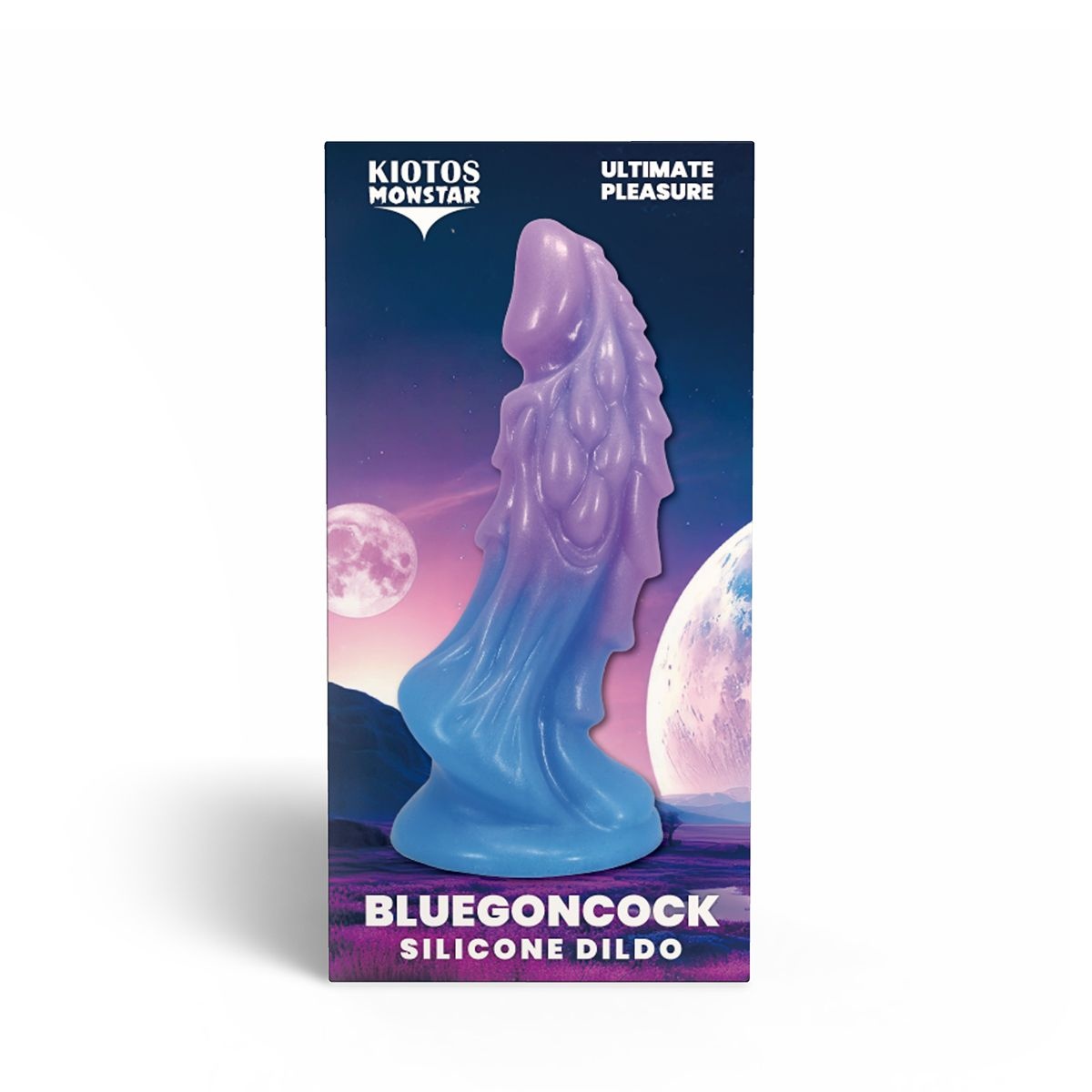 Monstar Cox BluegonCock Dildo 19 cm – Luxe Blauw-Paars