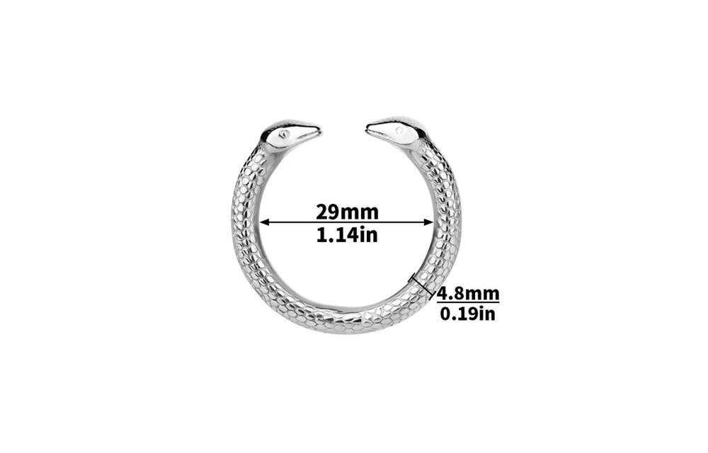 Zilveren Eikelring – Luxe Stimulatie & Roestvrij Staal