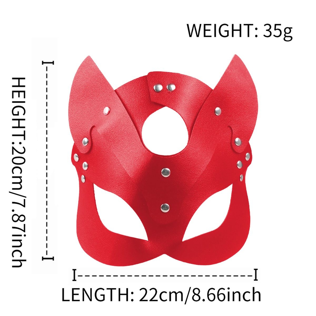 Kattenmasker Rood, Zwart & Roze | Stijlvol & Comfortabel
