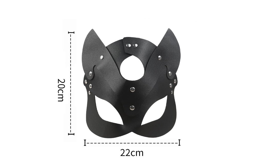 Cat Mask Red, Black & Pink | Stylish & Comfortable