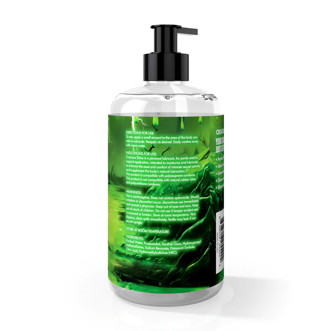 Creature Slime Transparant - Glijmiddel op waterbasis - 473 ml