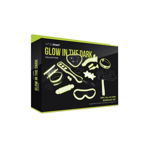 Whipsmart 12-teiliges Glow-In-The-Dark-Bondage-Set – Komplett & Cool