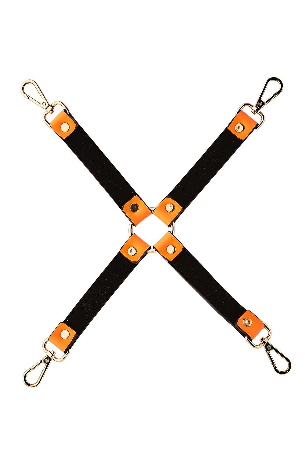 Hog Tie Glow In The Dark Oranje – Veilige Bondage Accessoire