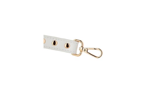 Blaze Elite Hog Tie White - Luxury PU Faux Leather Bondage Accessory