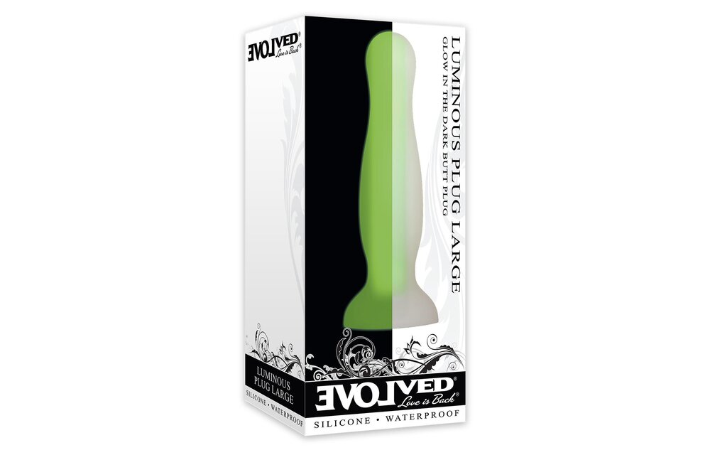 Luminous Plug Large Green 15 cm – Luminous Anal Plug