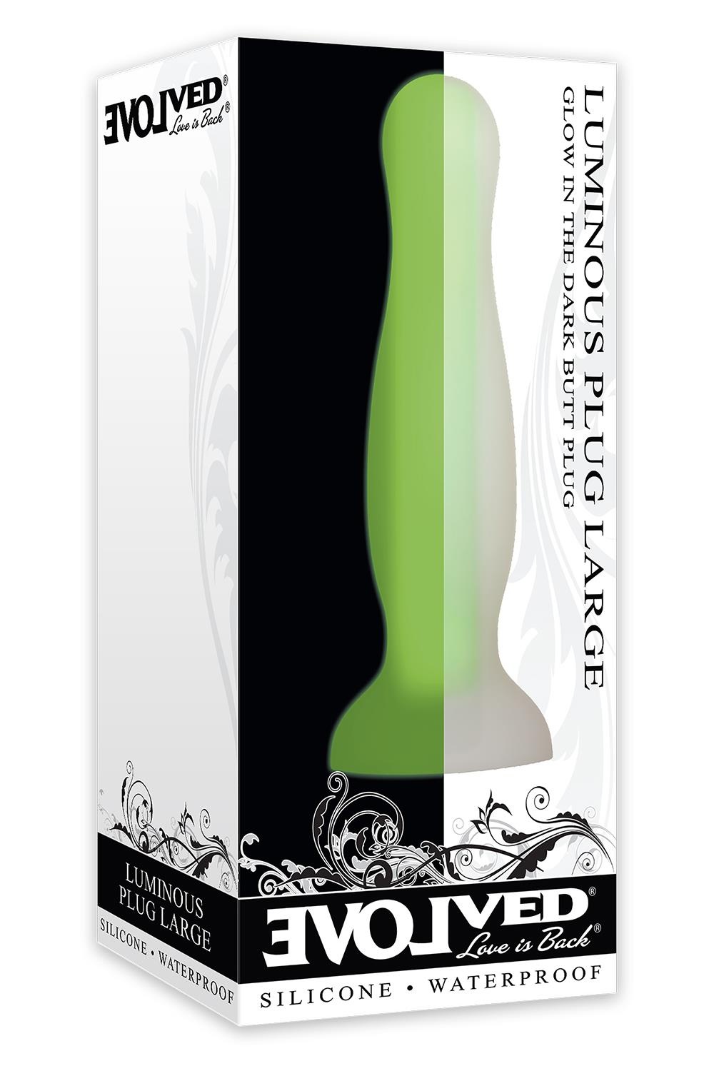 Luminous Plug Large Green 15 cm – Luminous Anal Plug