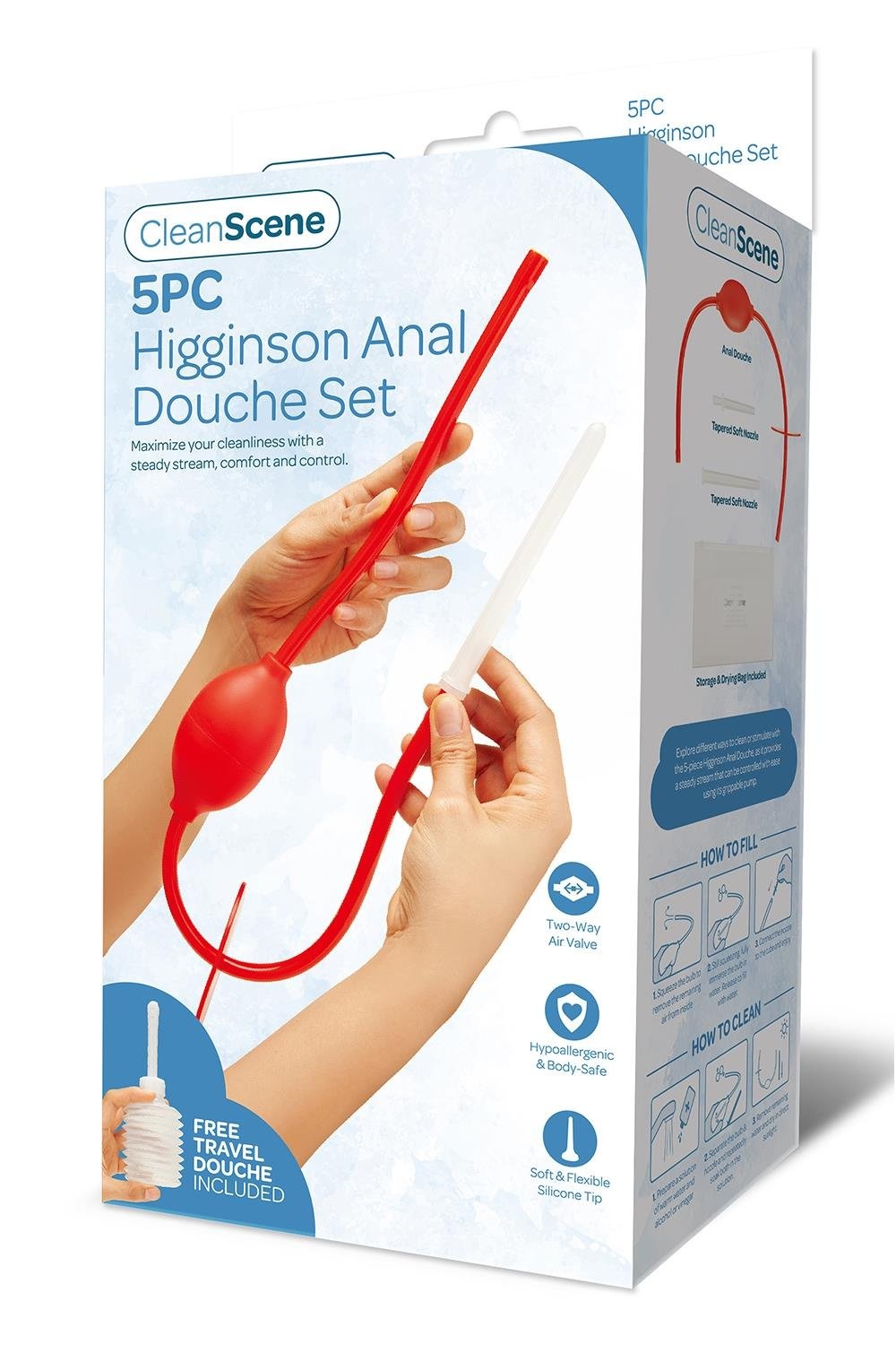 5-teiliges Higginson Anal-Duschset