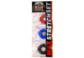 Max-Stretch Cockring 3 Pack