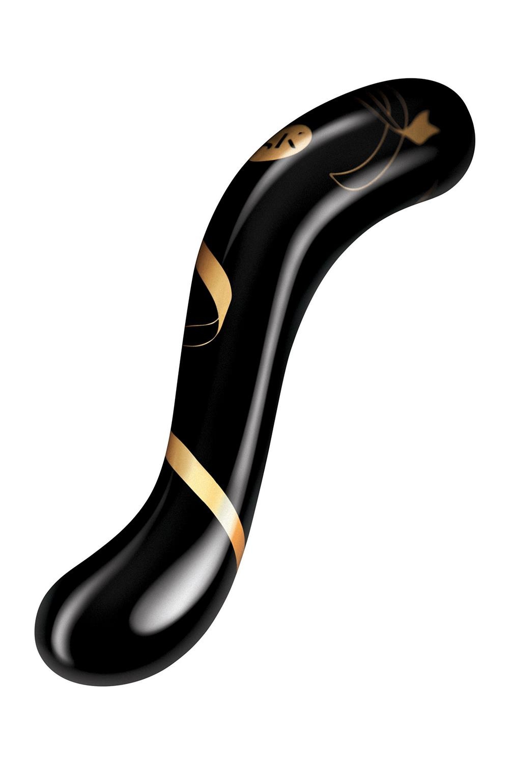 Secret Kisses Handgeblasener doppelseitiger Dildo 17,7 cm