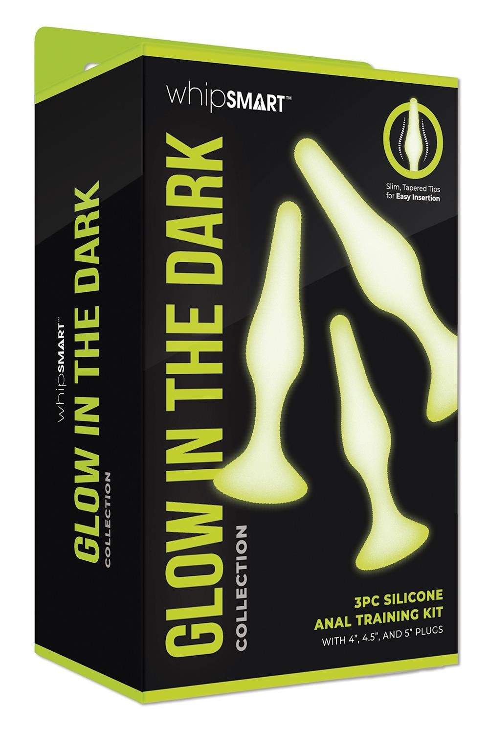 Whipsmart Glow-Dark Anal-Trainingsset 11,4-15,2 cm – 3-teilig