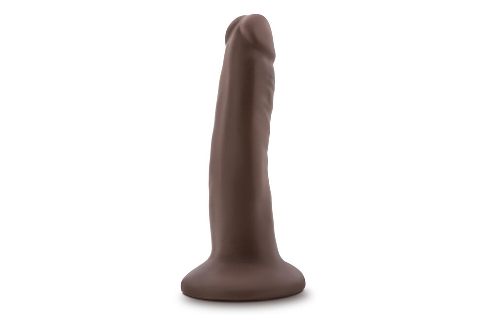 Blush Dr. Skin Plus 13.9 cm Flexible Dildo Chocolate