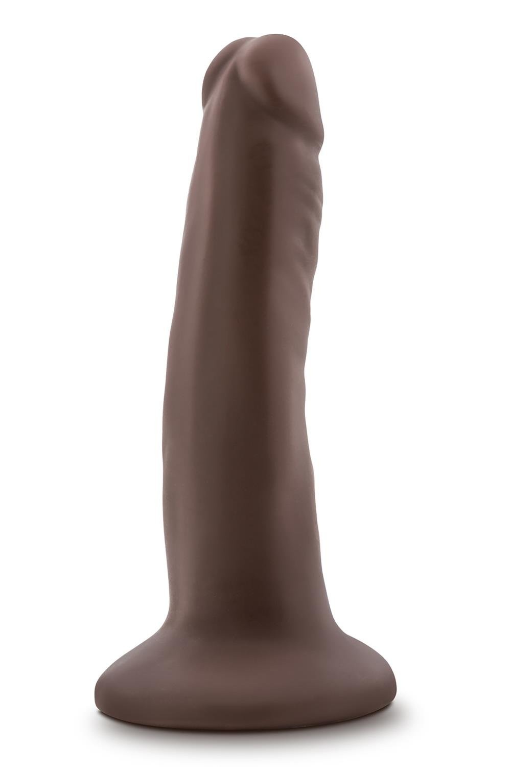 Blush Dr. Skin Plus 13,9 cm Flexibele Dildo Chocolade
