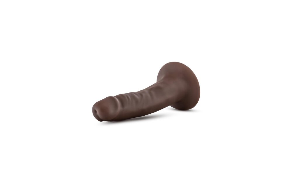 Blush Dr. Skin Plus Flexible Dildo in Chocolate Colour