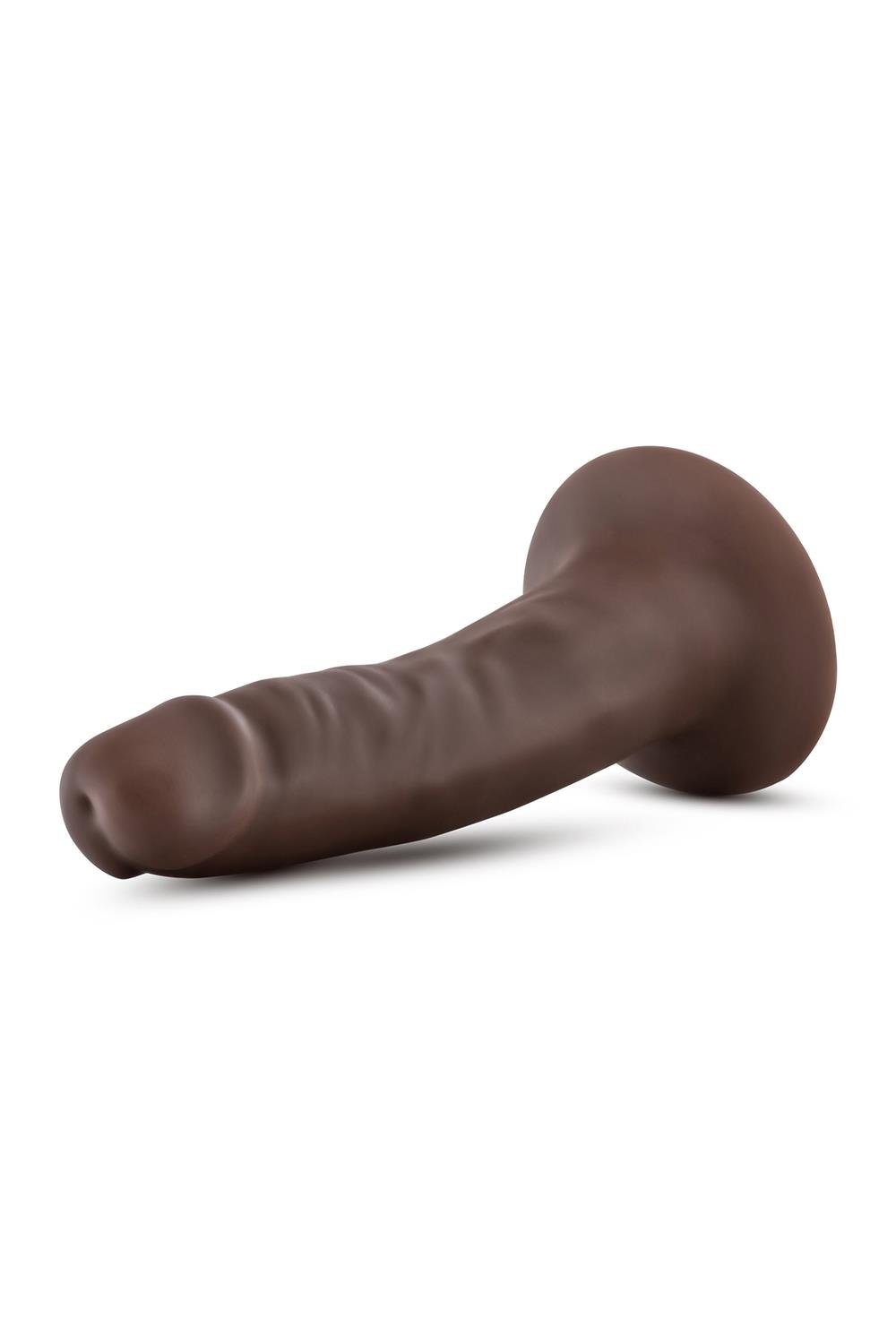Blush Dr. Skin Plus Flexibele Dildo in Chocoladekleur