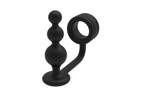 Dreamtoys Ramrod Cockring 11 cm mit abgestuftem Analplug