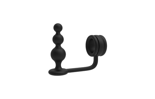 Dreamtoys Ramrod Cock Ring 11 cm with Graduated Anal Plug