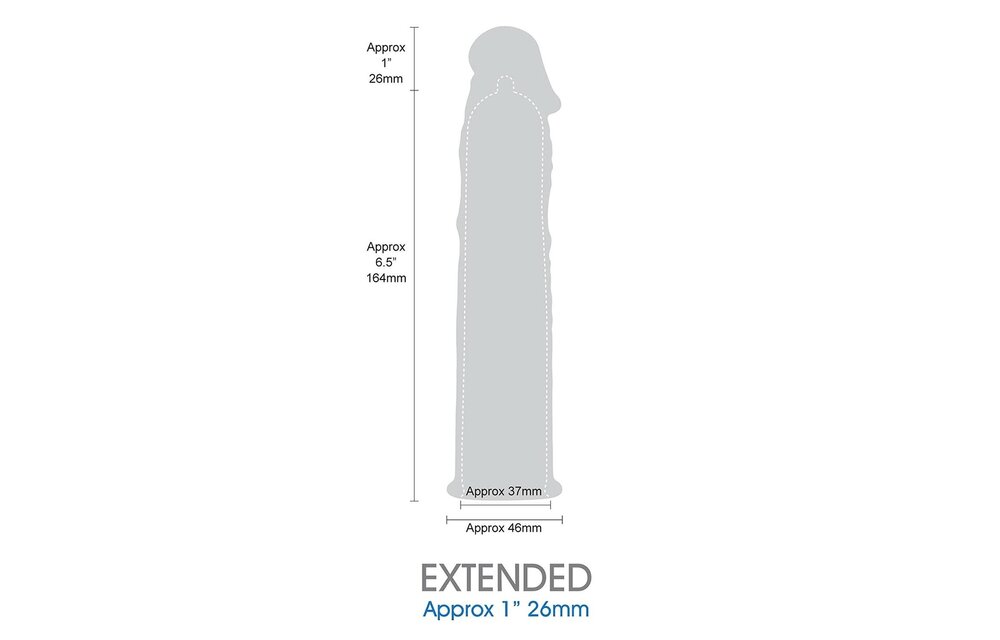 NMC Extension Sleeve 19cm Zwart