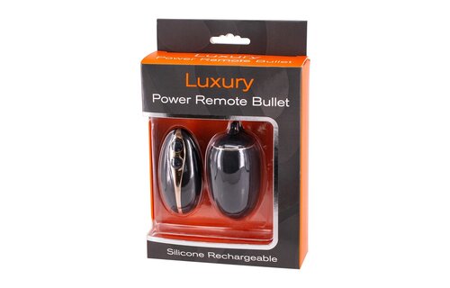 Seven Creations Luxe Power Remote Bullet Zwart – Krachtig & Stil