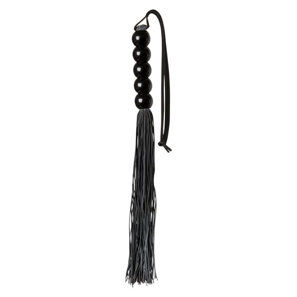 Guilty Pleasure BDSM Silicone Flogger Whip Black