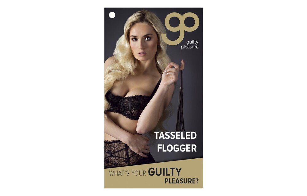 Guilty Pleasure BDSM Whip Black – Elegant Flogger Whip