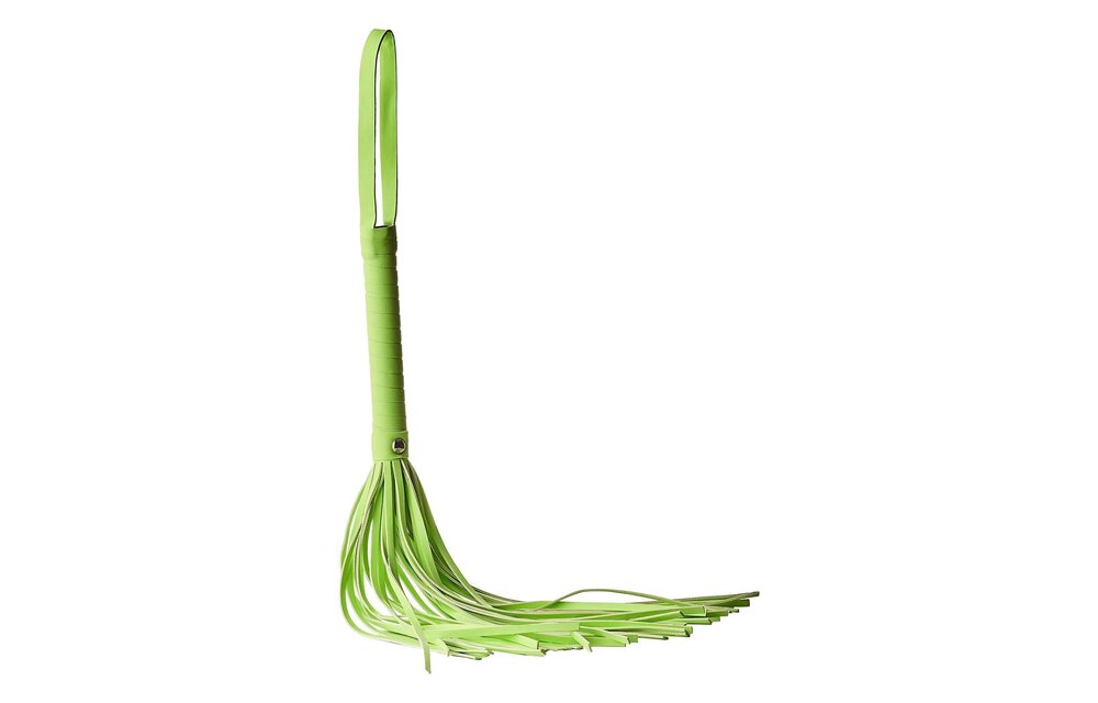 Dreamtoys Radiant Flogger Glow-in-the-Dark Green