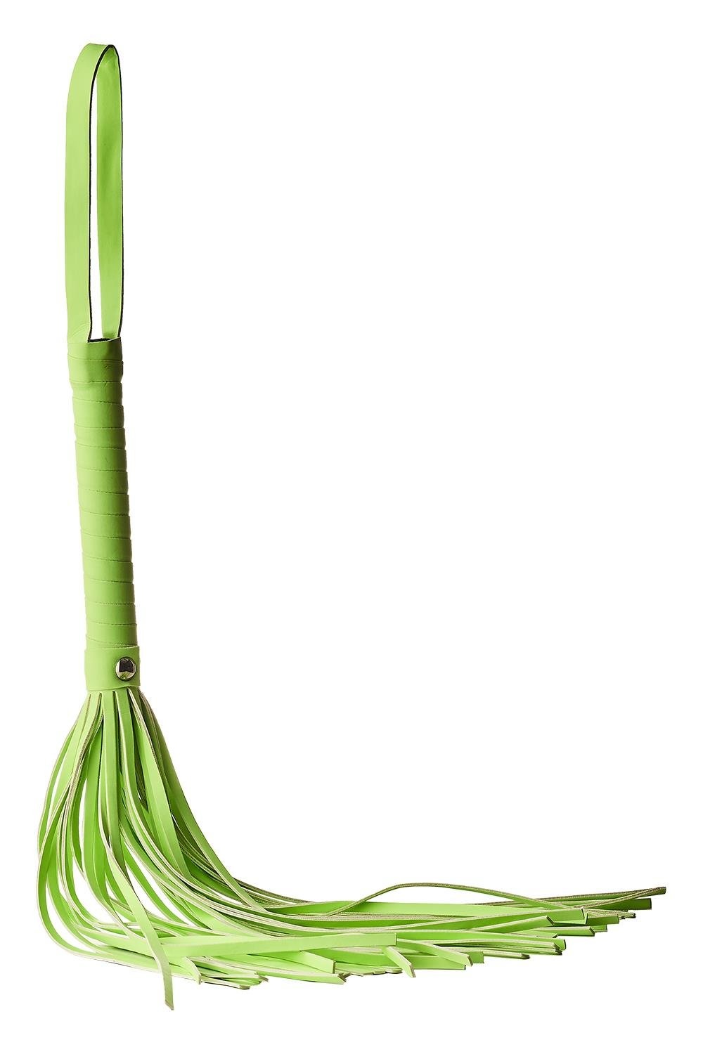 Dreamtoys Radiant Flogger Glow-in-the-Dark Green