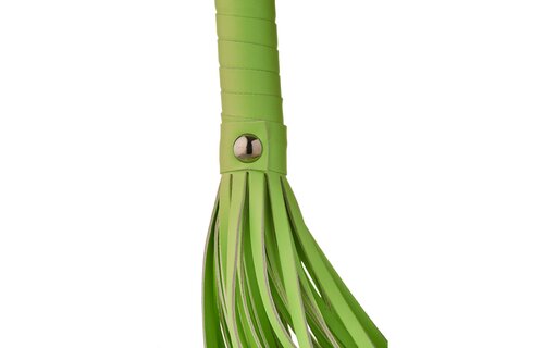 Dreamtoys Radiant Flogger Glow-in-the-Dark Green