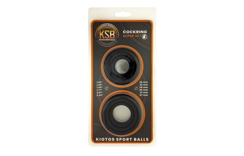 6-teiliges Silikon-Cockring-Set