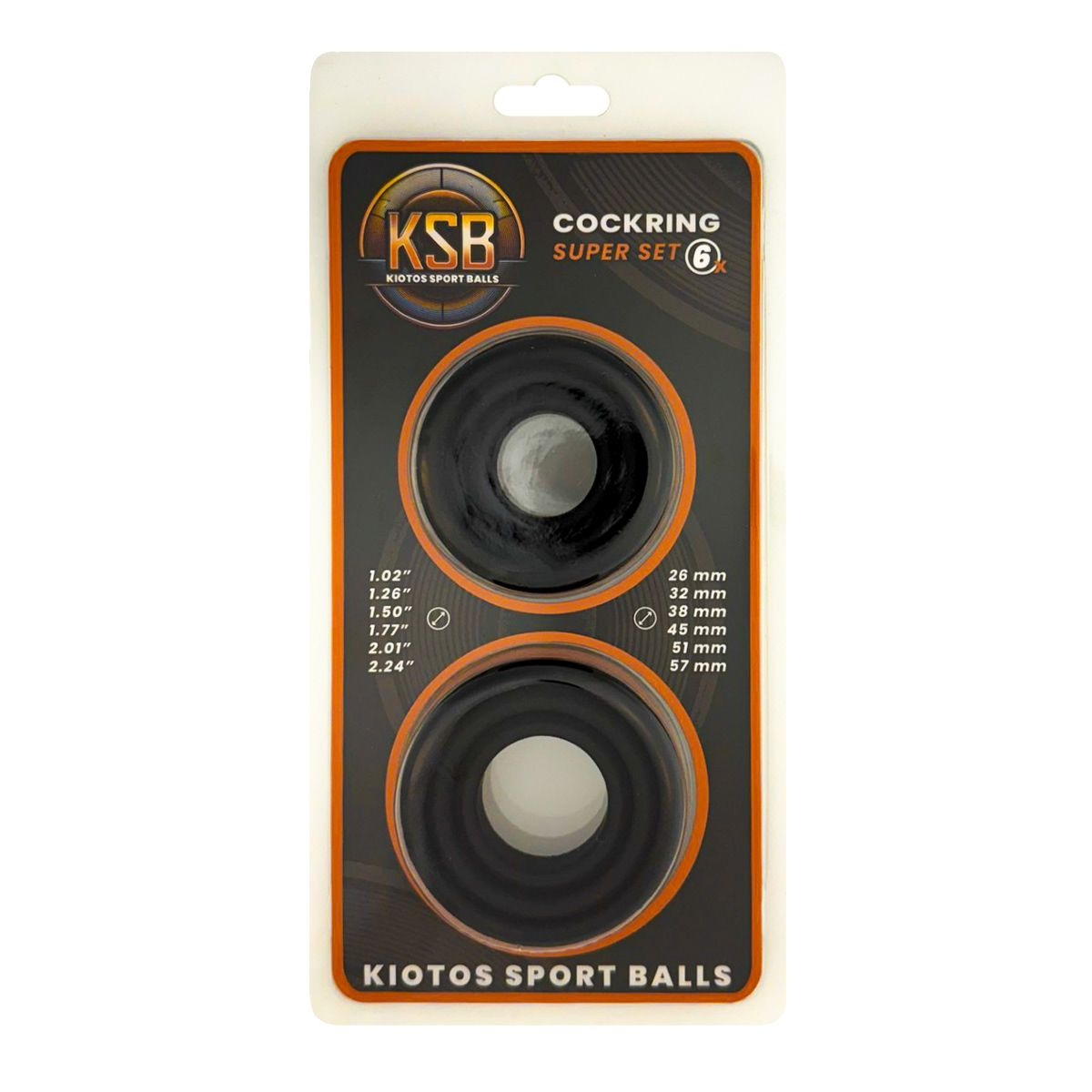 6-teiliges Silikon-Cockring-Set