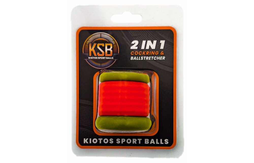 2-in-1 Siliconen Cockring & Ballstretcher Set