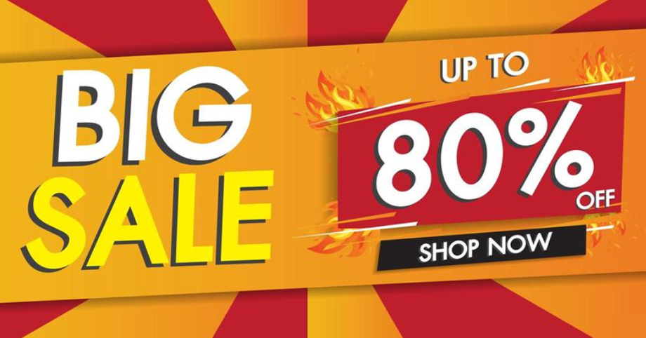MEGA SALE TOT -80%