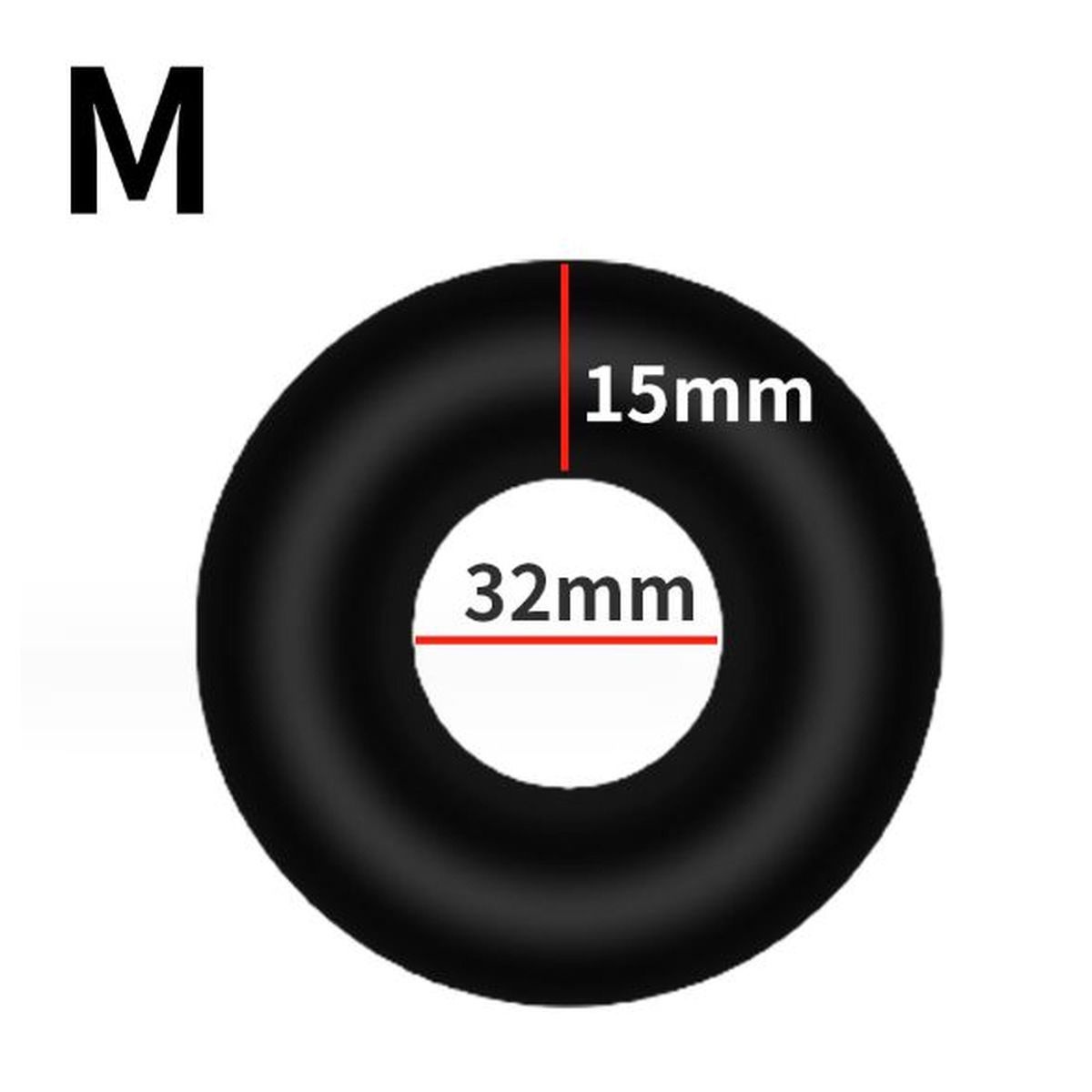 Siliconen Dikke Cockring - M