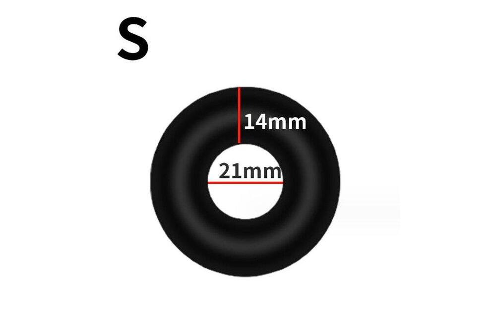 Silikon Dickes Cockring - S