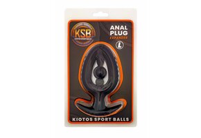 Silikon Analplug / Expander mit internem Kugel - L