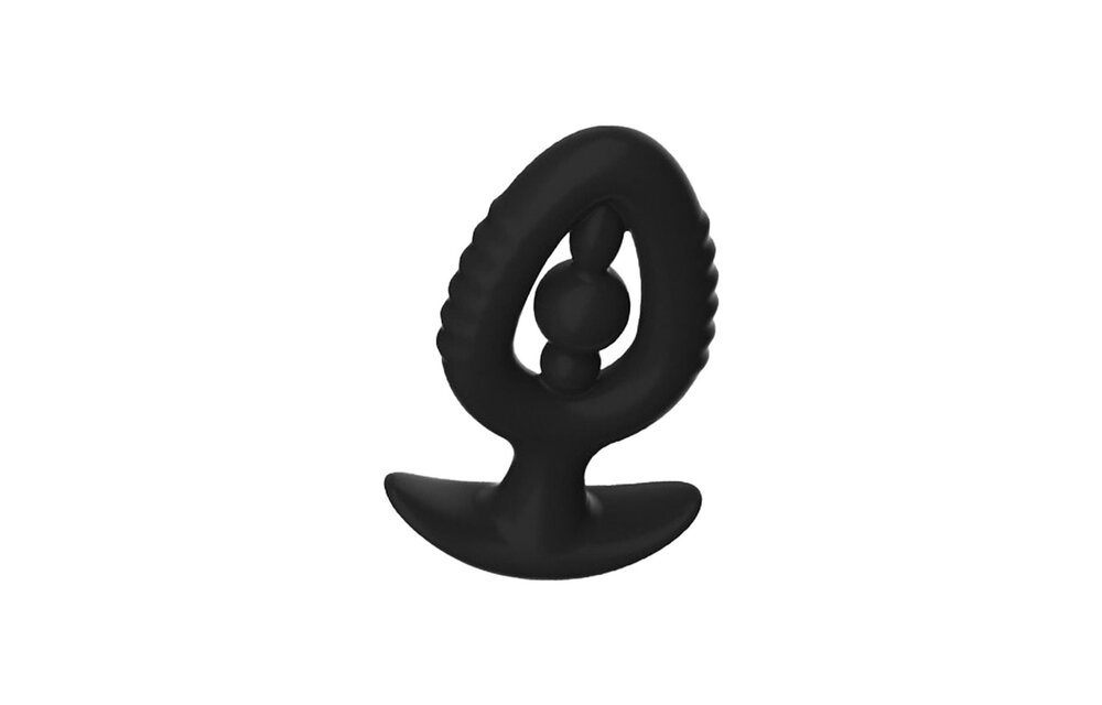 Silicone Anal Plug / Expander with Internal Ball - M