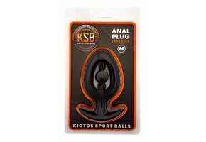 Silicone Anal Plug / Expander with Internal Ball - M