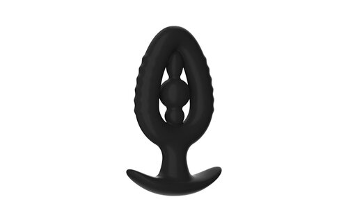 Silicone Anal Plug / Expander with Internal Ball - S