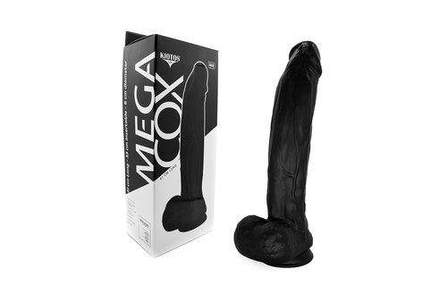 Kiotos Cox MEGA Black Dildo 41 cm – Large & Realistic
