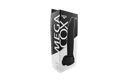 Mega Dildo Schwarz 41 x 8.0 cm