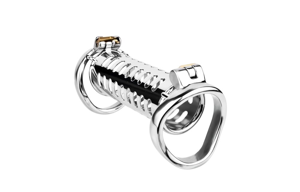 Twin Cock Cage | Hoogglans Roestvrij Staal Chastity Cage