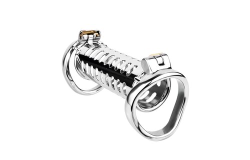 Twin Cock Cage | Hoogglans Roestvrij Staal Chastity Cage