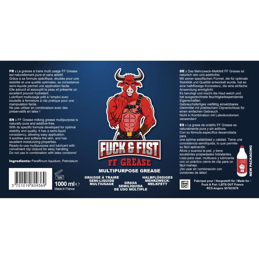 ✊Fuck & Fist FF Grease Milchfet 1000 ml