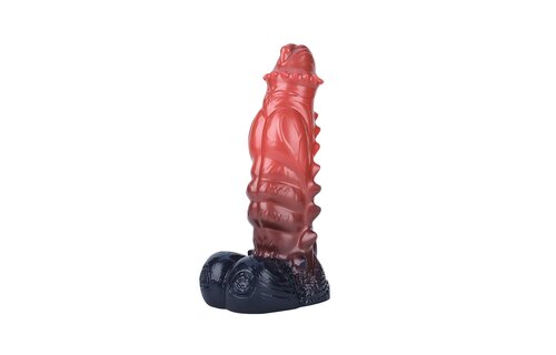 Radiant Red Dildo 39.7 cm - XXL - Cosmic Design & Luxury Silicone