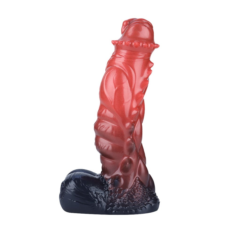 Radiant Red Dildo 39.7 cm - XXL - Cosmic Design & Luxury Silicone