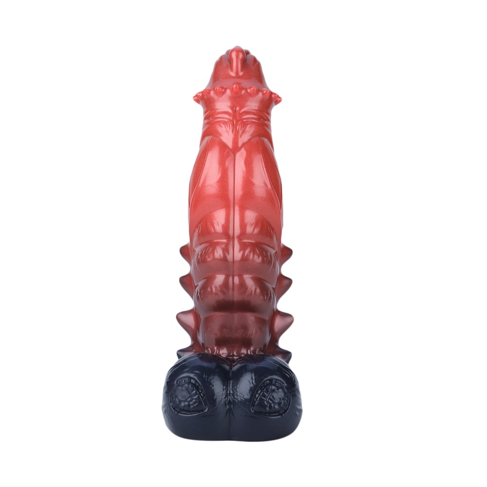 Radiant Red Dildo 39.7 cm - XXL - Cosmic Design & Luxury Silicone