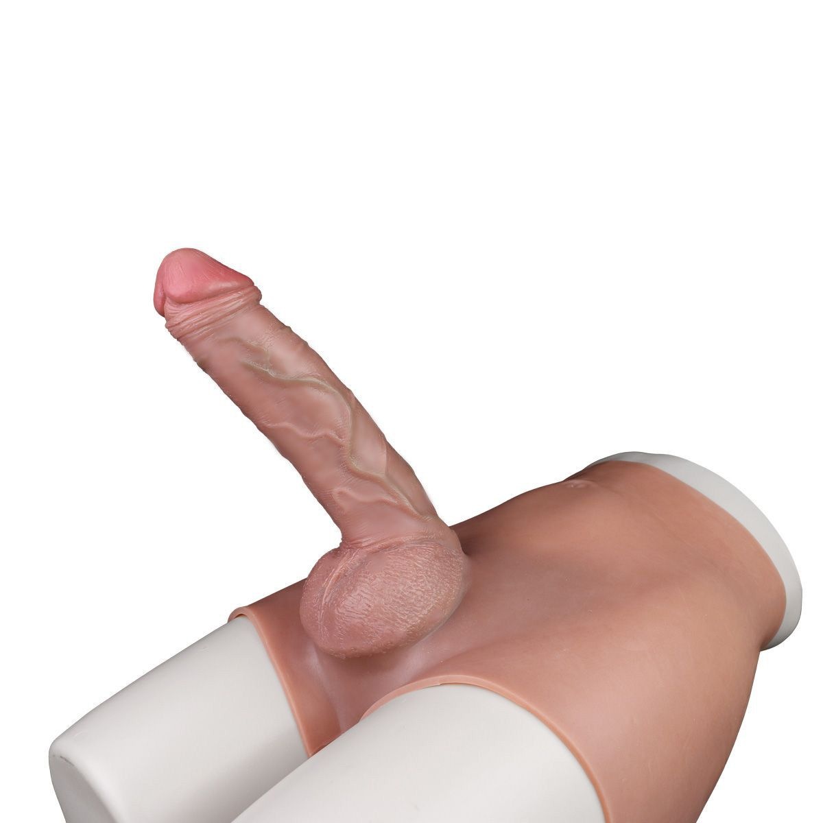 Realistische Silikon-Körperform mit Penis und Bauch kaufen