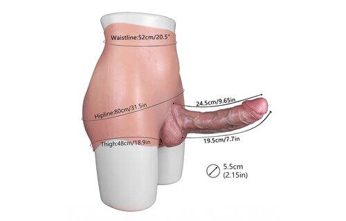 Realistischer Silikonkörper Penis & Bauch