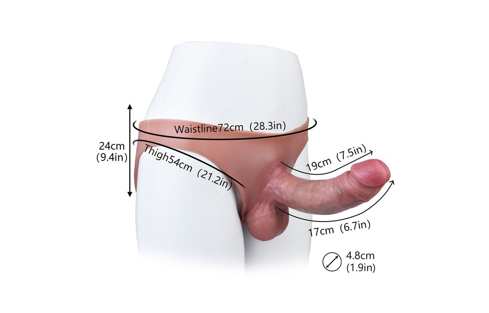 Realistic Silicone Penis Pants | Lifelike & Body Safe